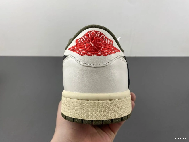 Cheap Husky DM7866-200 LOW 1 TRAVIS X AIR JORDAN MEDIUM OG OLIVE SCOTT 0728